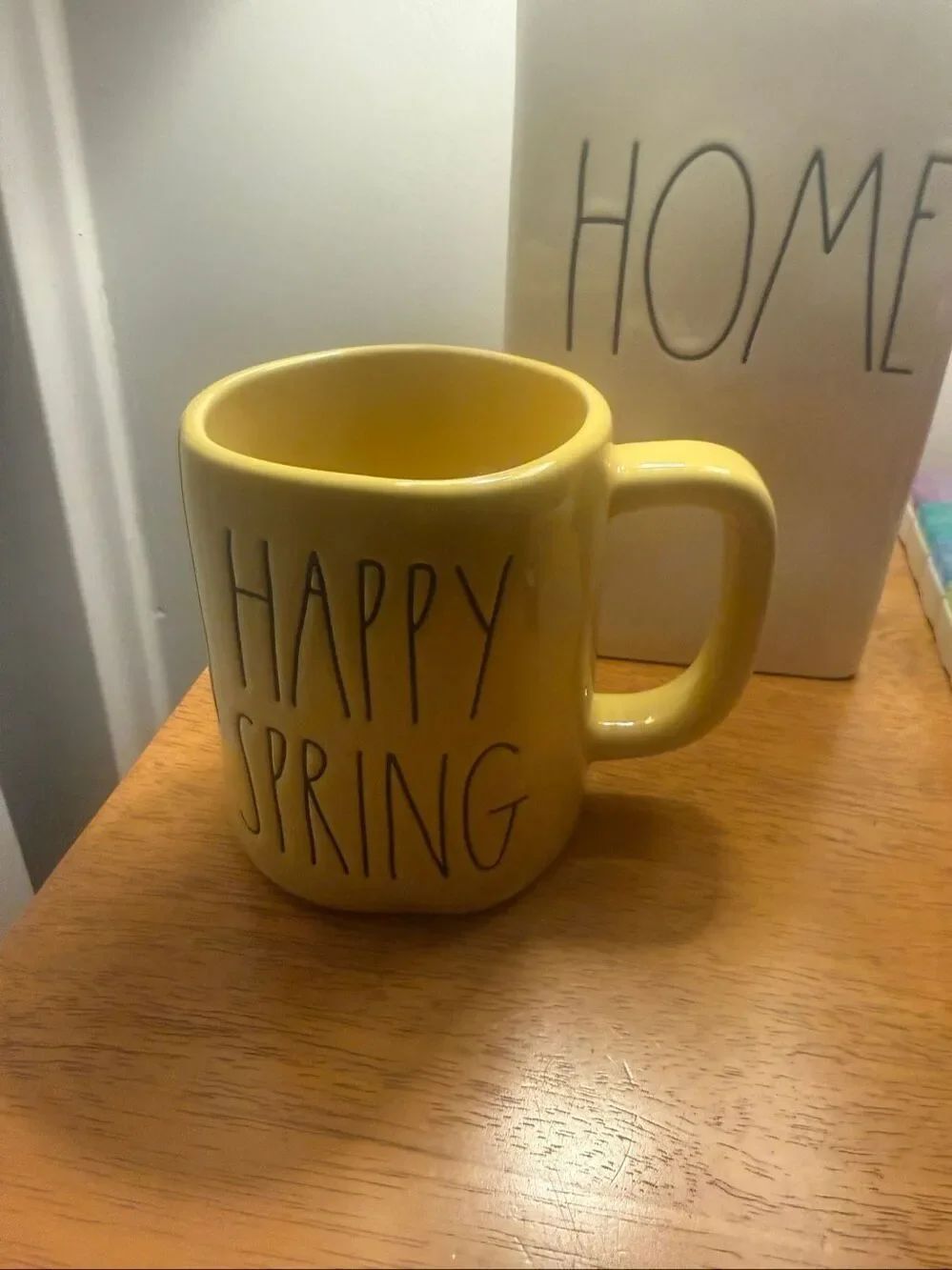 Rae Dunn Happy Spring Yellow Mug